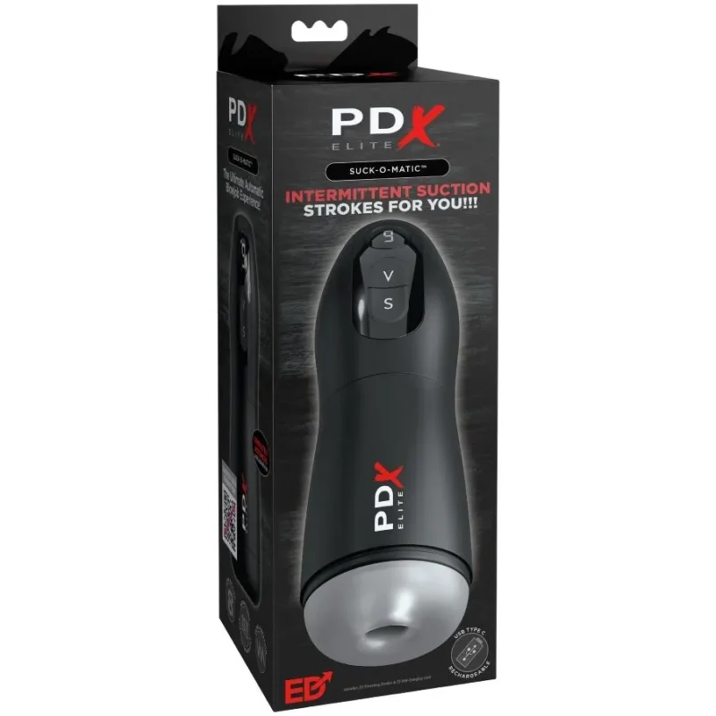 Masturbatore automatico aspirante effetto sesso orale ‘SUCK-O-MATIC’ PDX ELITE di PIPEDREAM