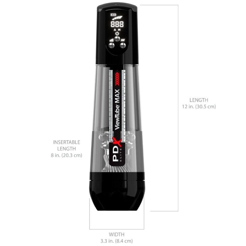 Masturbatore automatico aspirante ‘ViewTube MAX’ serie PDX ELITE di PIPEDREAM
