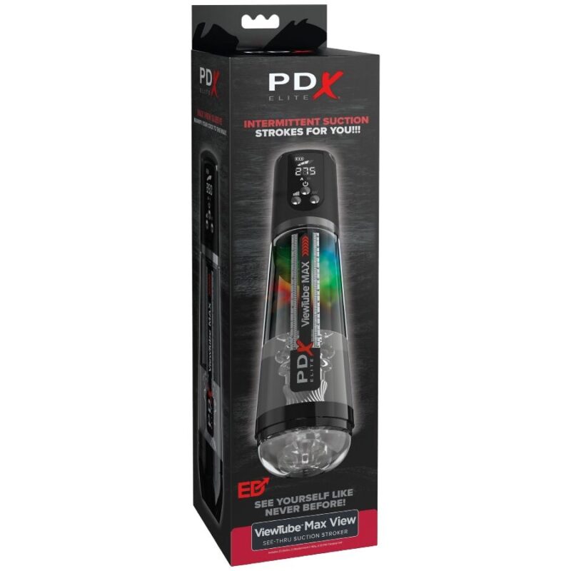 Masturbatore automatico aspirante ‘ViewTube MAX’ serie PDX ELITE di PIPEDREAM