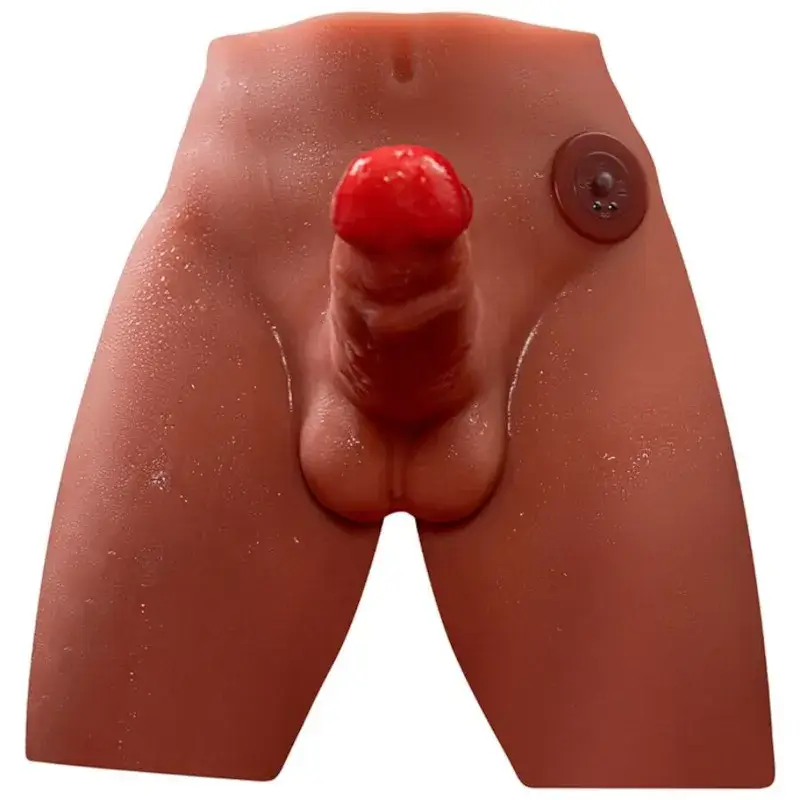 Bacino maschile con pene da 17 cm con funzione di spinta e vibrazione ‘JASON’ XISE