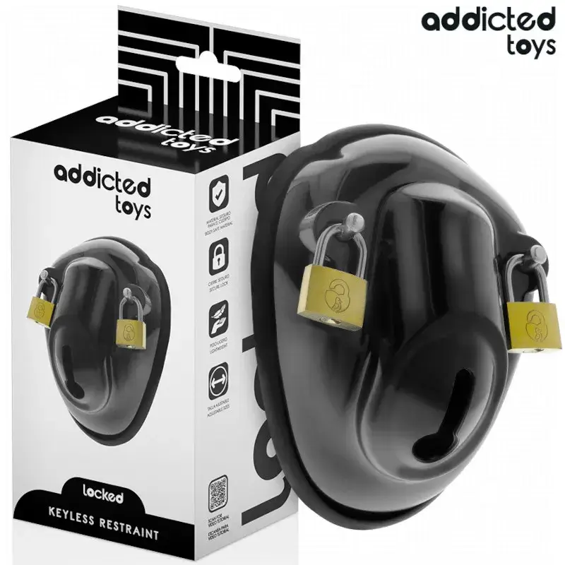 Gabbia per pene a conchiglia ‘KEYLESS RESTRAINT’ ADDICTED TOYS