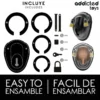 Gabbia per pene a conchiglia ‘KEYLESS RESTRAINT’ ADDICTED TOYS