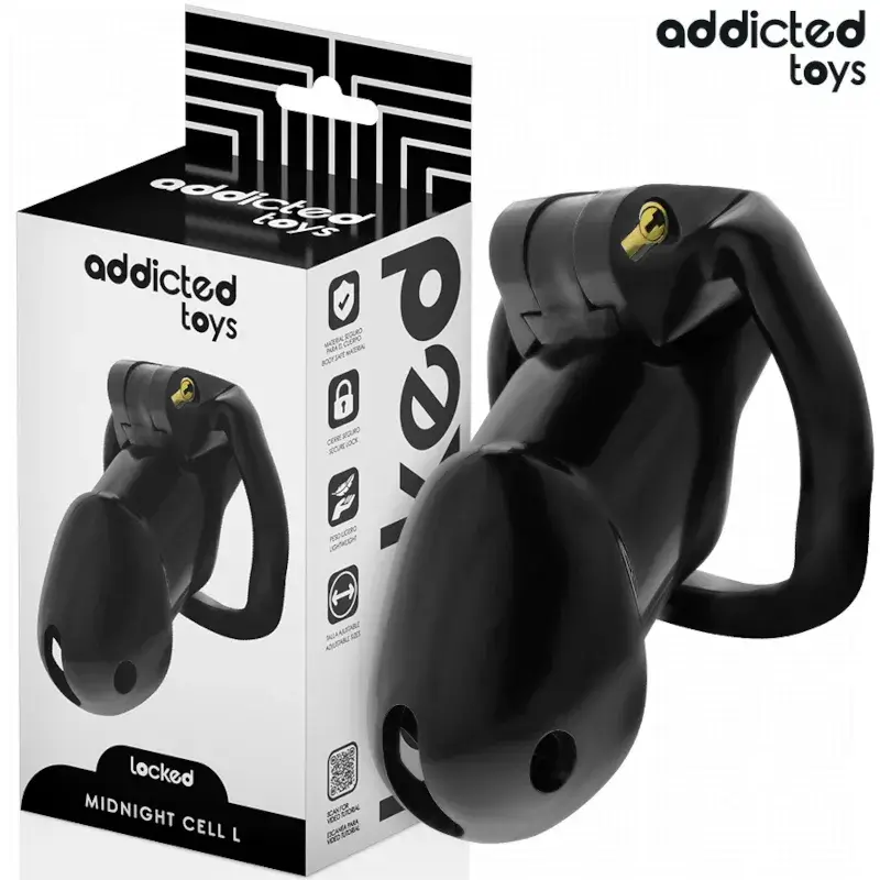 Gabbia per pene ‘MINDNIGHT CELL’ Taglia L – ADDICTED TOYS