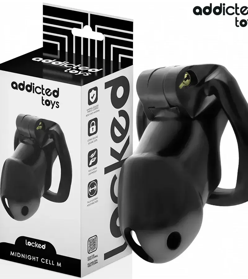 Gabbia per pene ‘MINDNIGHT CELL’ Taglia M – ADDICTED TOYS