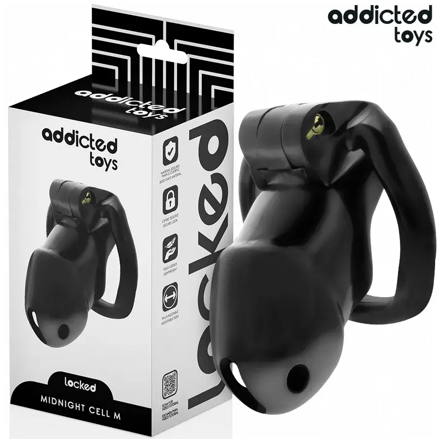 Gabbia per pene 'MINDNIGHT CELL' Taglia M - ADDICTED TOYS