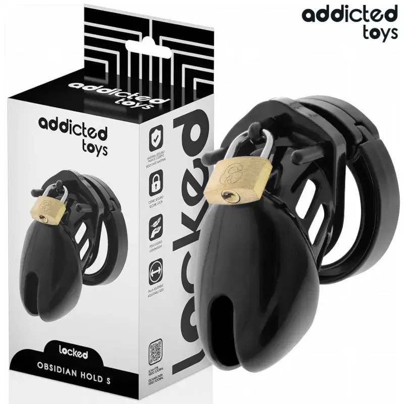 Gabbia per pene ‘OBSIDIAN HOLD’ taglia S ADDICTED TOYS