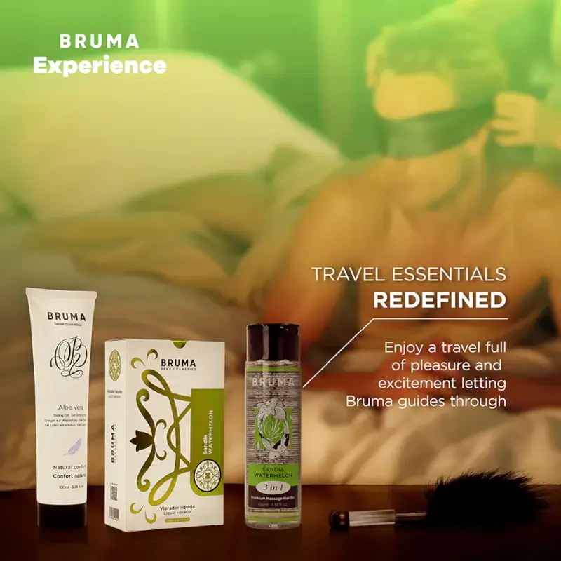 Kit erotico all’anguria con vibratore liquido BRUMA EXPERIENCE