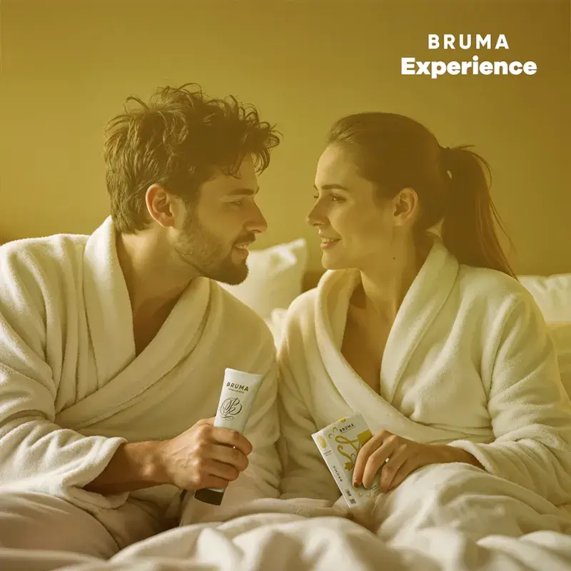 Kit erotico alla Piña Colada con vibratore liquido BRUMA EXPERIENCE