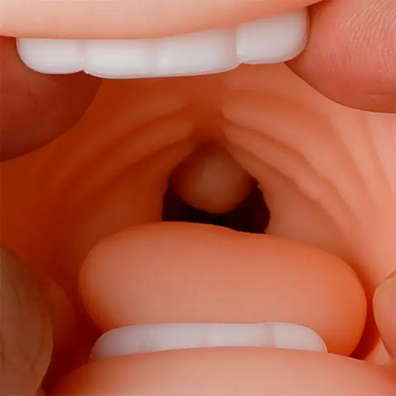 Masturbatore con bocca, denti, lingua e gola profonda vibrante SUCTROKER V2.0 XISE