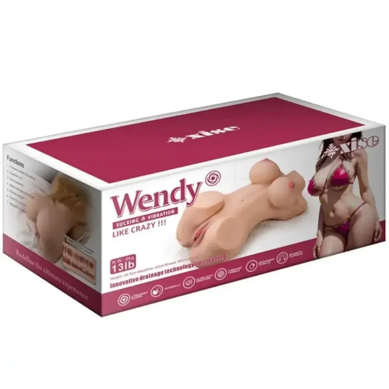 Torso femminile con vagina aspirante, ano e seno ‘Wendy’ XISE
