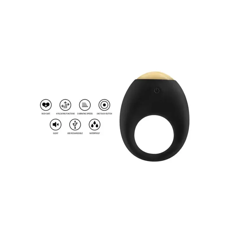 Anello vibrante e luminoso per il pene ‘LUZ ECLIPSE’ TOYJOY