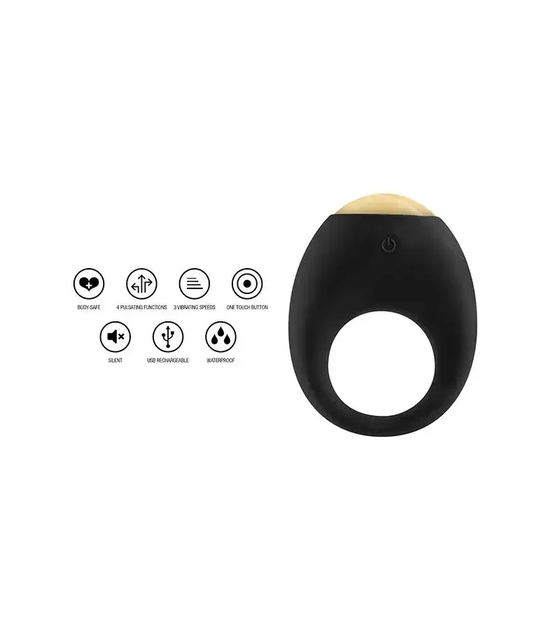 Anello vibrante e luminoso per il pene ‘LUZ ECLIPSE’ TOYJOY