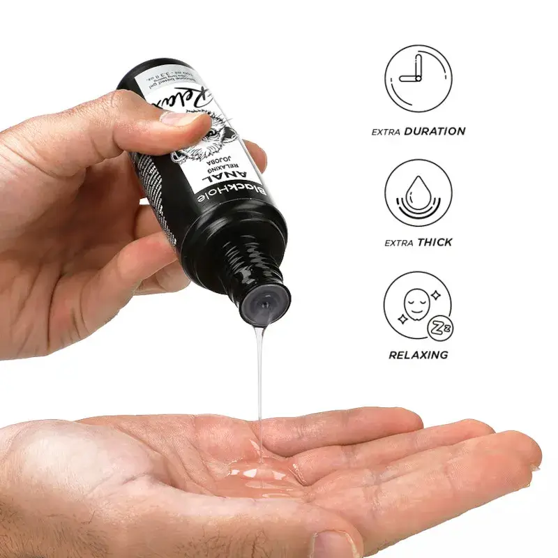 Gel rilassante e dilatante per l’ano con Jojoba da 100 ml BLACK HOLE