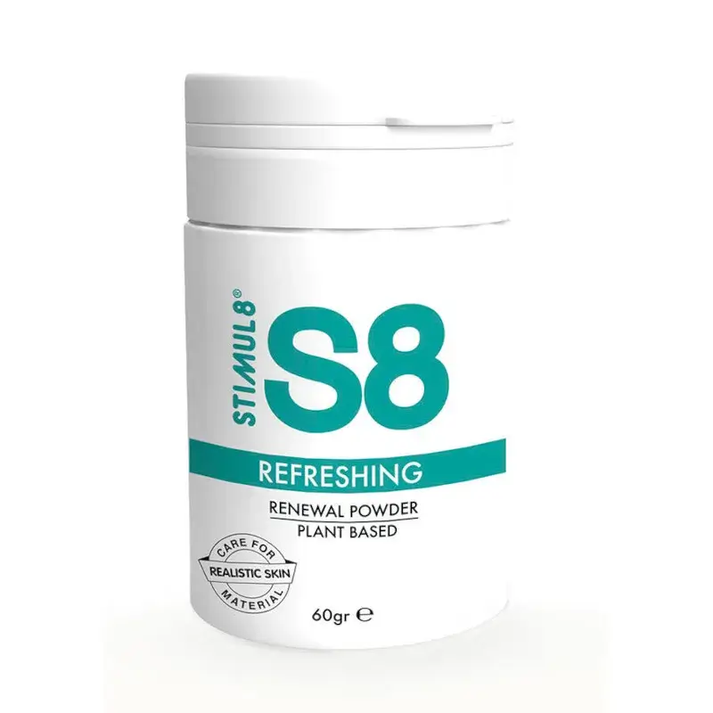 Polvere rinnovatrice naturale per sex toys da 60 gr ‘RENEWAL POWDER’ STIMUL8