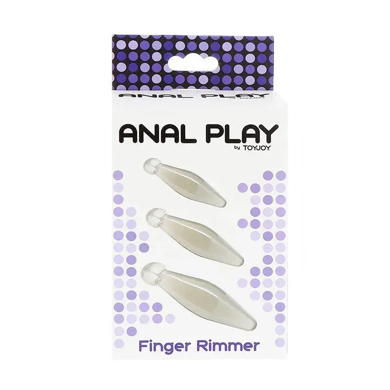 Set 3 dilatatori anali ‘Finger Rimmer’ ANAL PLAY di TOYJOY