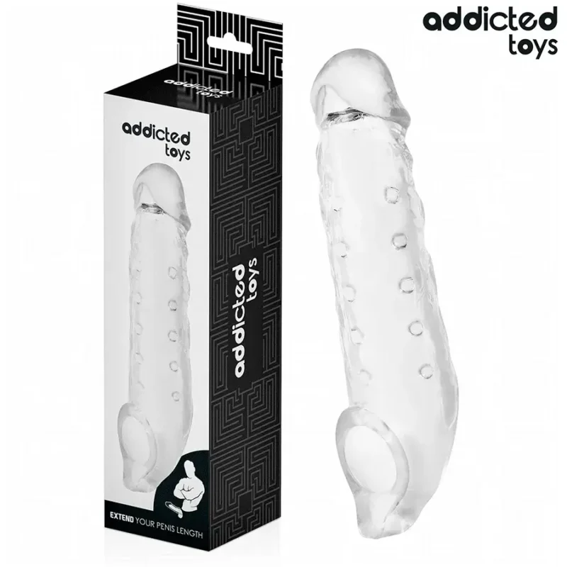 Guaina da 27 cm per l’estensione del pene ADDICTED TOYS