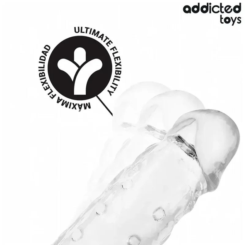 Guaina da 27 cm per l’estensione del pene ADDICTED TOYS