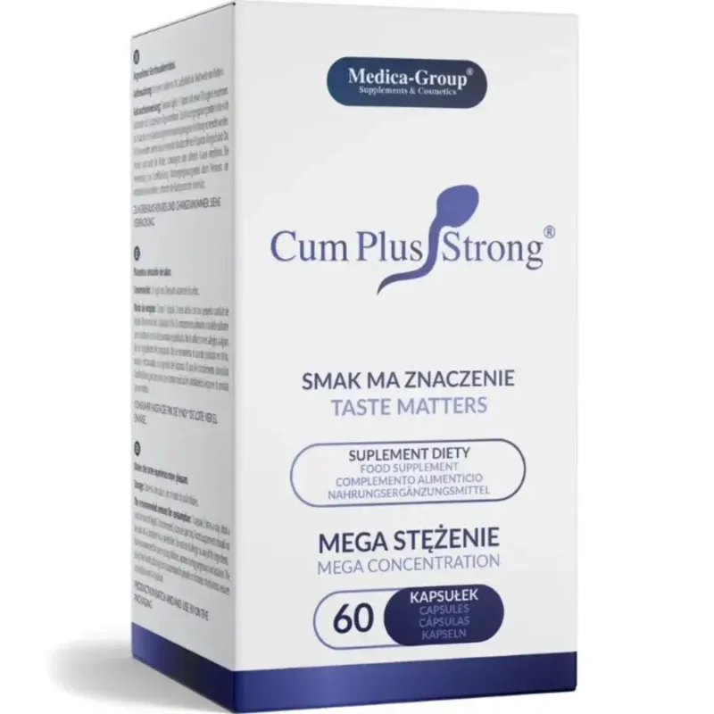 Integratore maschile per aumentare la quantità di sperma ‘Cum Plus Strong’ MEDICA-GROUP