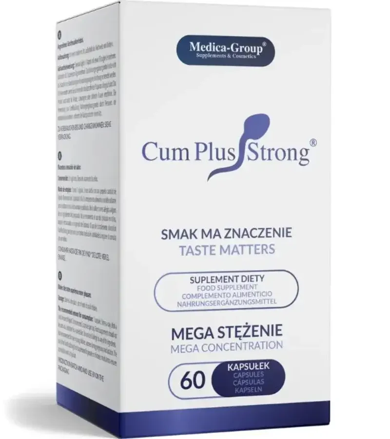 Integratore maschile per aumentare la quantità di sperma ‘Cum Plus Strong’ MEDICA-GROUP