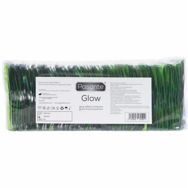 144 Preservativi fosforescenti PASANTE GLOW