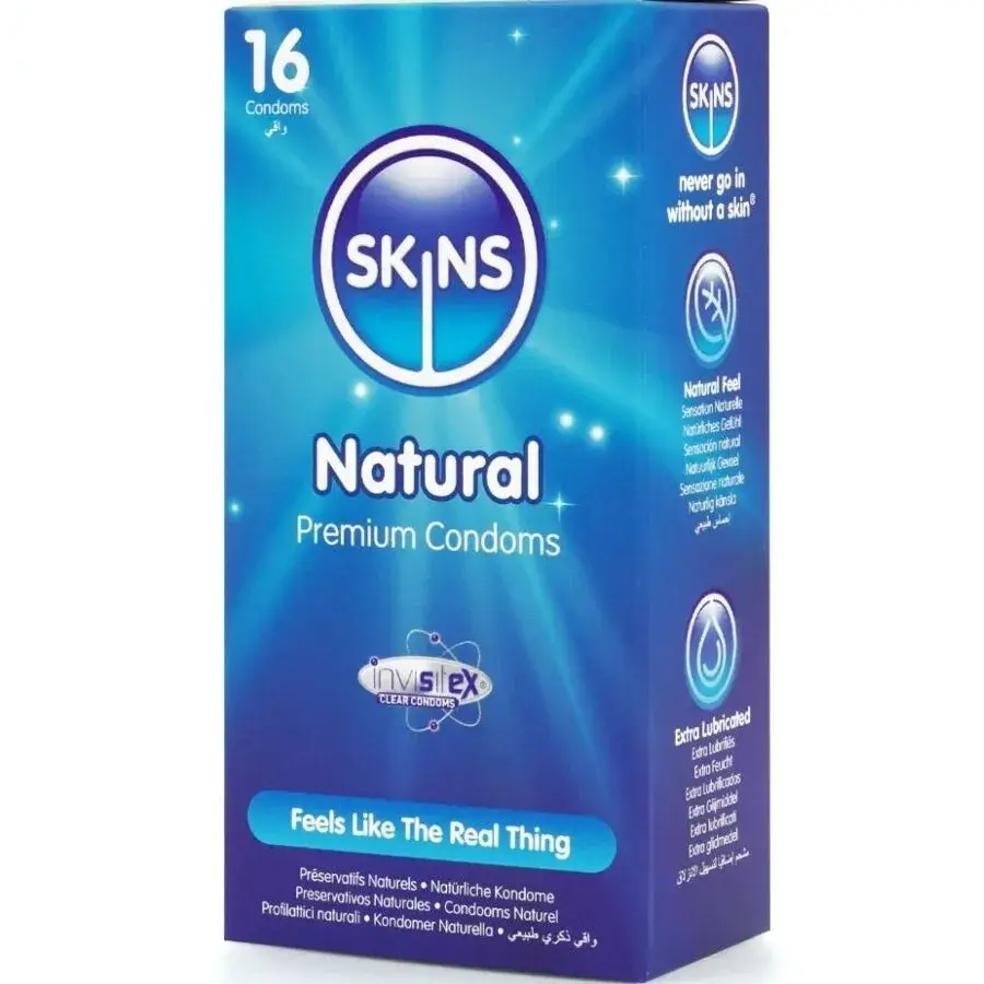 16 Preservativi ‘Natural’ SKINS