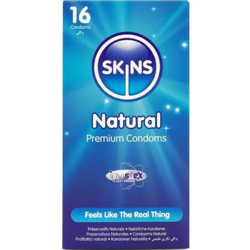 16 Preservativi ‘Natural’ SKINS