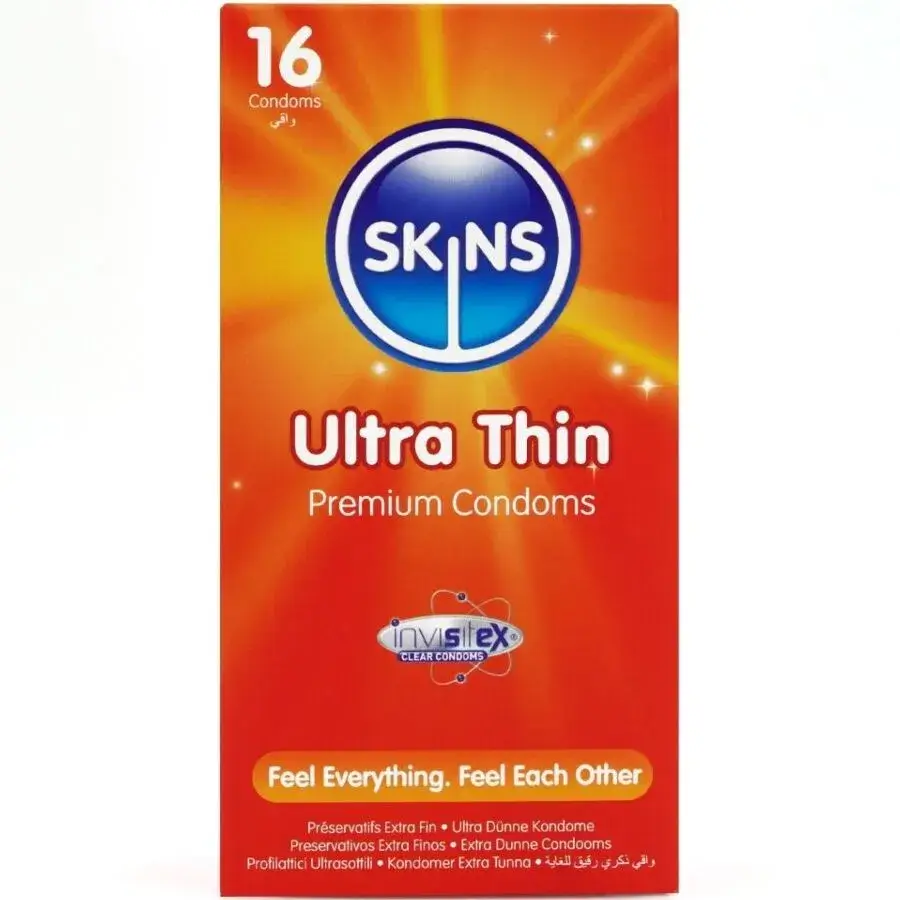 16 Preservativi ultra sottili ‘Ultra Thin’ SKINS