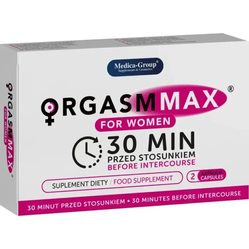 2 Capsule per l’orgasmo femminile ‘ORGASM MAX’ MEDICA GROUP