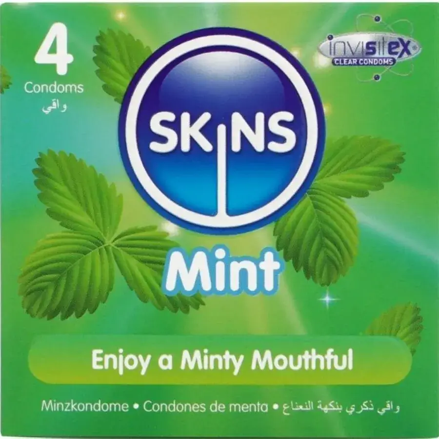 4 Preservativi alla Menta ‘MINT’ SKINS