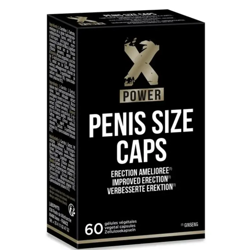 60 Pillole per erezione ‘PENIS SIZE CAPS’ XPOWER
