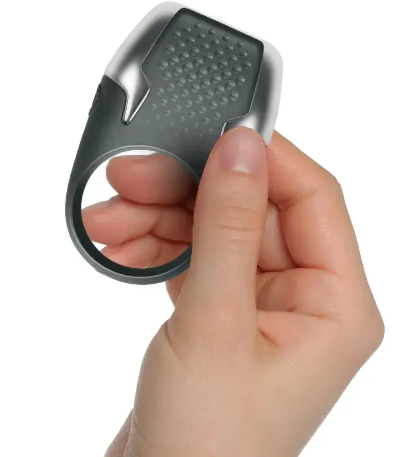 Anello vibrante per pene con luci LED ‘TYRO’ CLIMAXIMUM