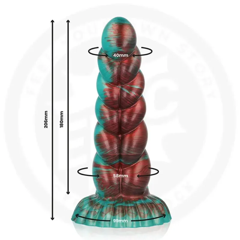Dildo monsters fantasy da 20,6 cm ‘ZIRION ARIDFIRE’ EPIC