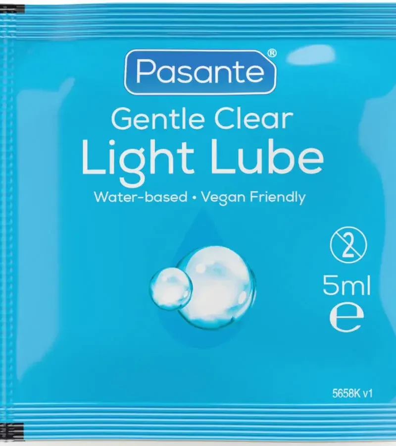 Lubrificante a base d’acqua monodose ‘Gentle Clear’ Pasante