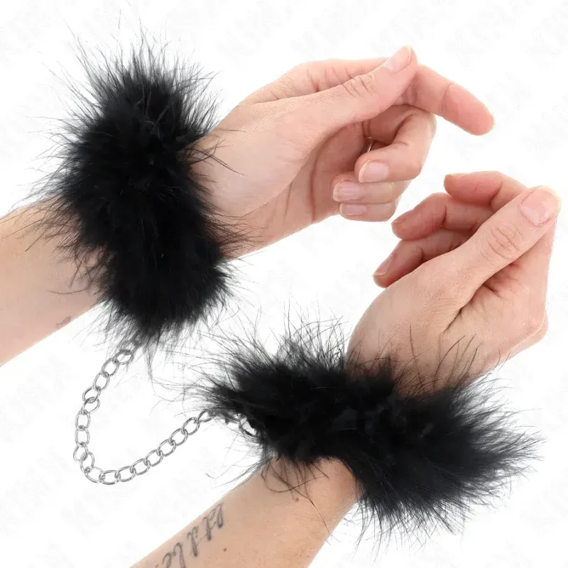 Manette con pelo nero KINK