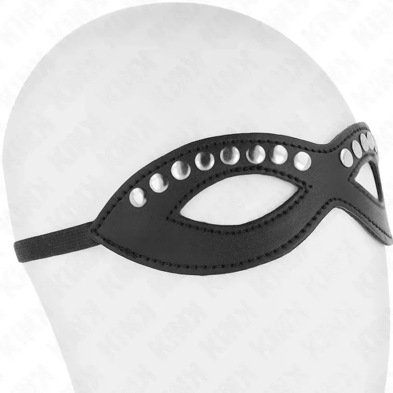 Maschera per occhi con mini rivetti ‘Modello 1’ della marca KINK