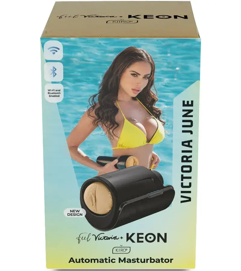 Masturbatore automatico KEON KIIROO con la vagina di Victoria June