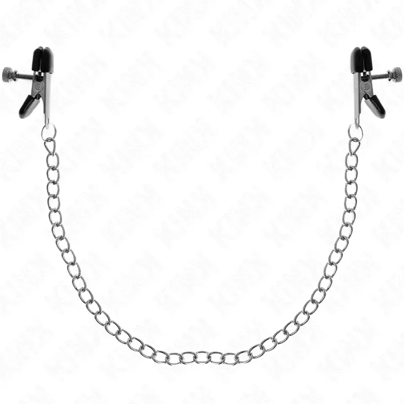 Pinze regolabili per capezzoli con catena da 34 cm KINK