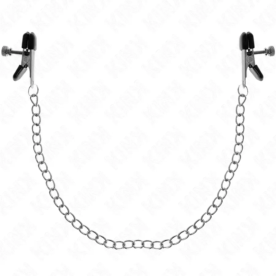 Pinze regolabili per capezzoli con catena da 34 cm KINK