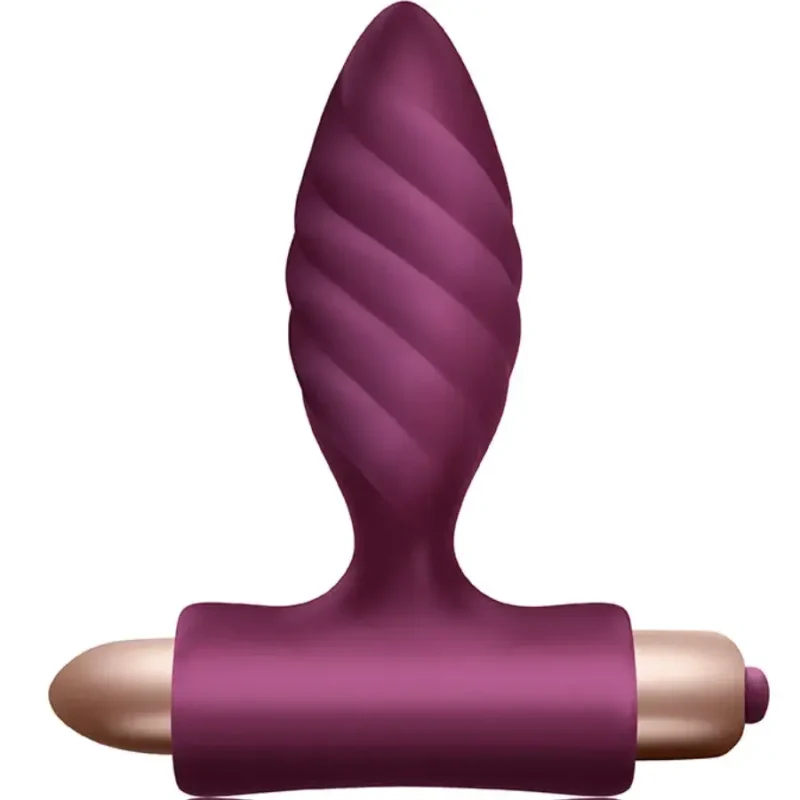 Plug anale spiralato vibrante in silicone 'ORYX' CLIMAXIMUM