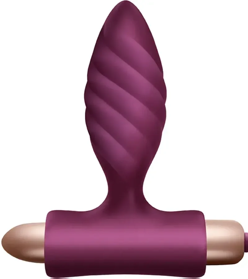 Plug anale spiralato vibrante in silicone ‘ORYX’ CLIMAXIMUM