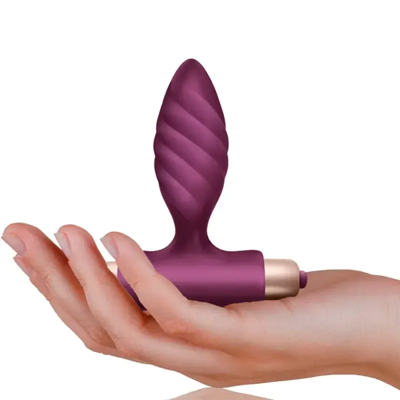 Plug anale spiralato vibrante in silicone 'ORYX' CLIMAXIMUM