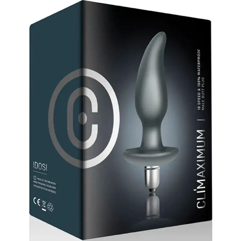 Plug anale vibrante in silicone ‘IDOSI’ CLIMAXIMUM