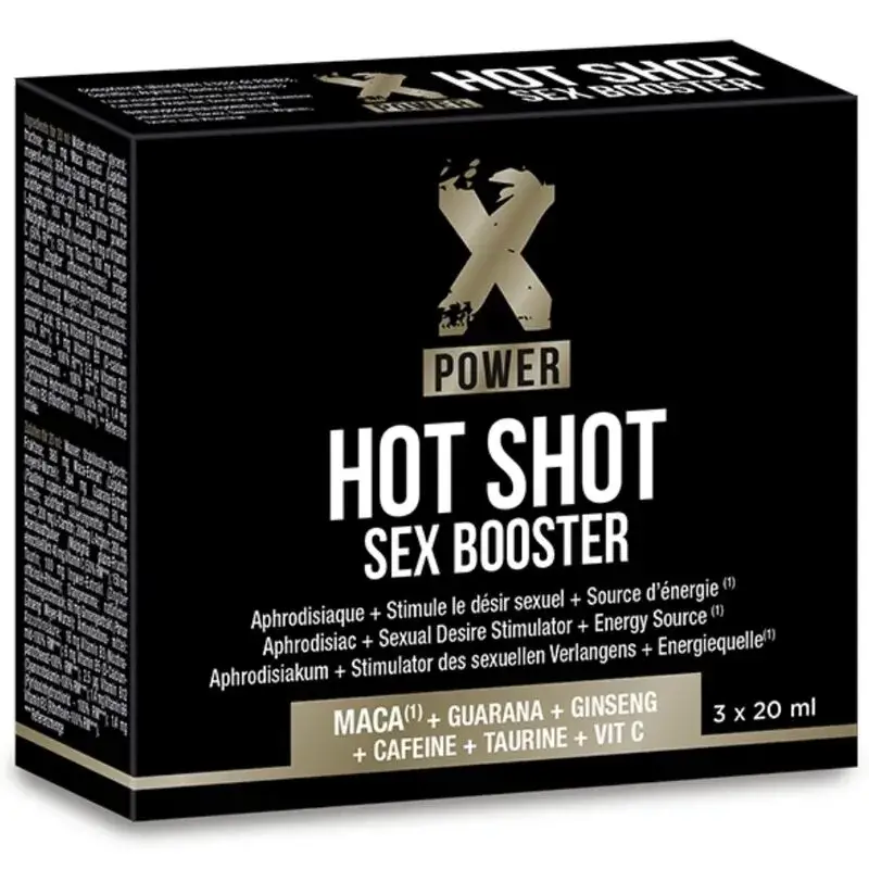 Stimolante sessuale naturale unisex ‘HOT SHOT SEX BOOSTER’ X POWER