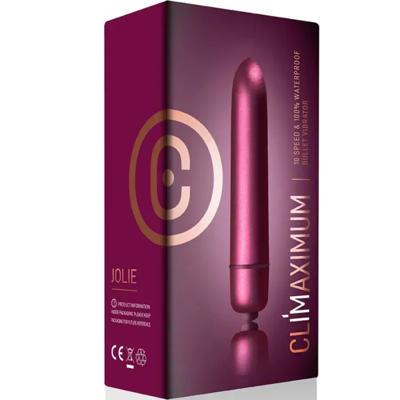 Vibratore bullet a batteria liscio ‘JOLIE’ CLIMAXIMUM