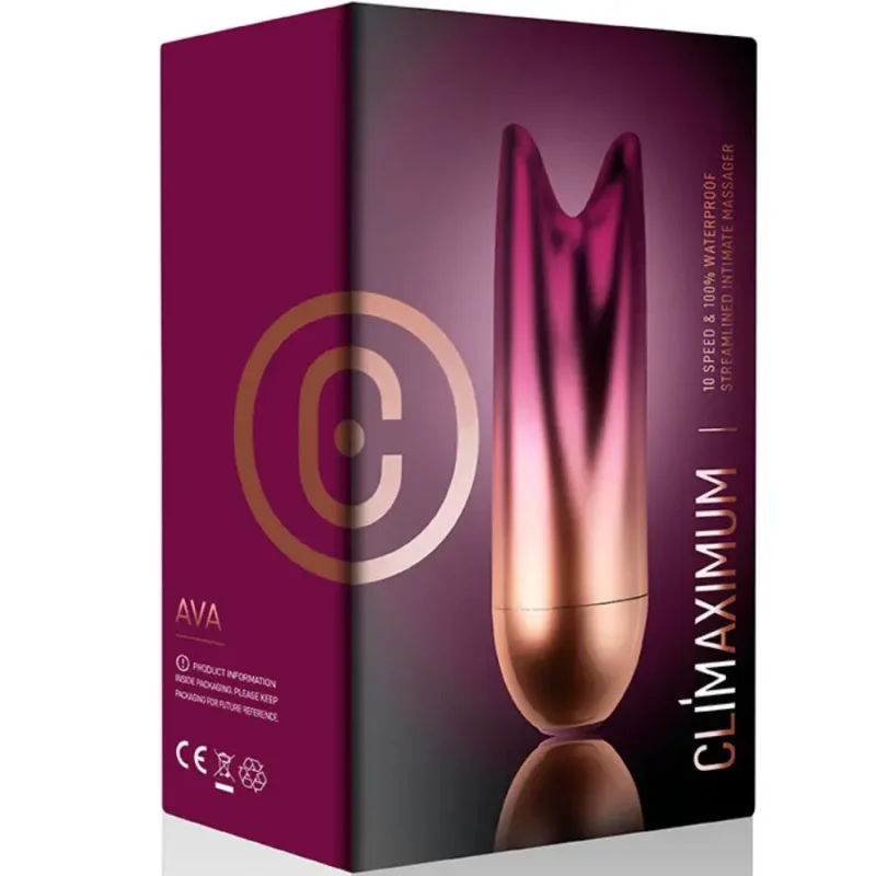 Vibratore bullet a doppia punta ‘AVA’ CLIMAXIMUM