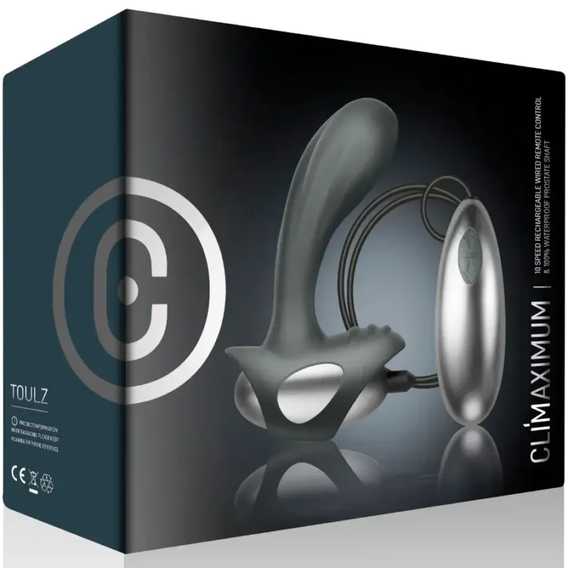 Vibratore per la prostata con telecomando ‘TOULZ’ CLIMAXIMUM