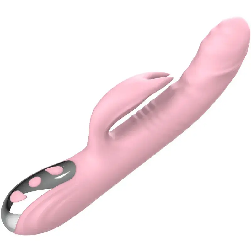 Vibratore rabbit doppia stimolazione da 21 cm Vibratore rabbit doppia stimolazione (21 cm)