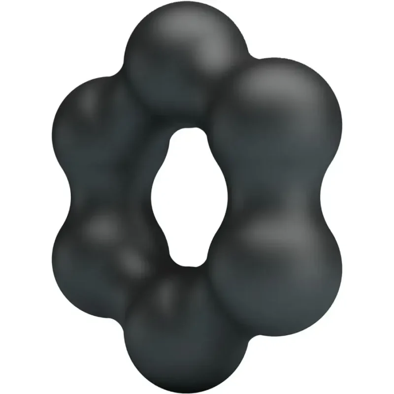 Anello per il pene in silicone nero ‘Clauzell’ CRAZY BULL