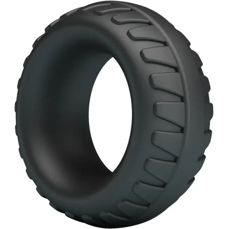 Anello per pene in silicone nero ‘Dilson’ CRAZY BULL