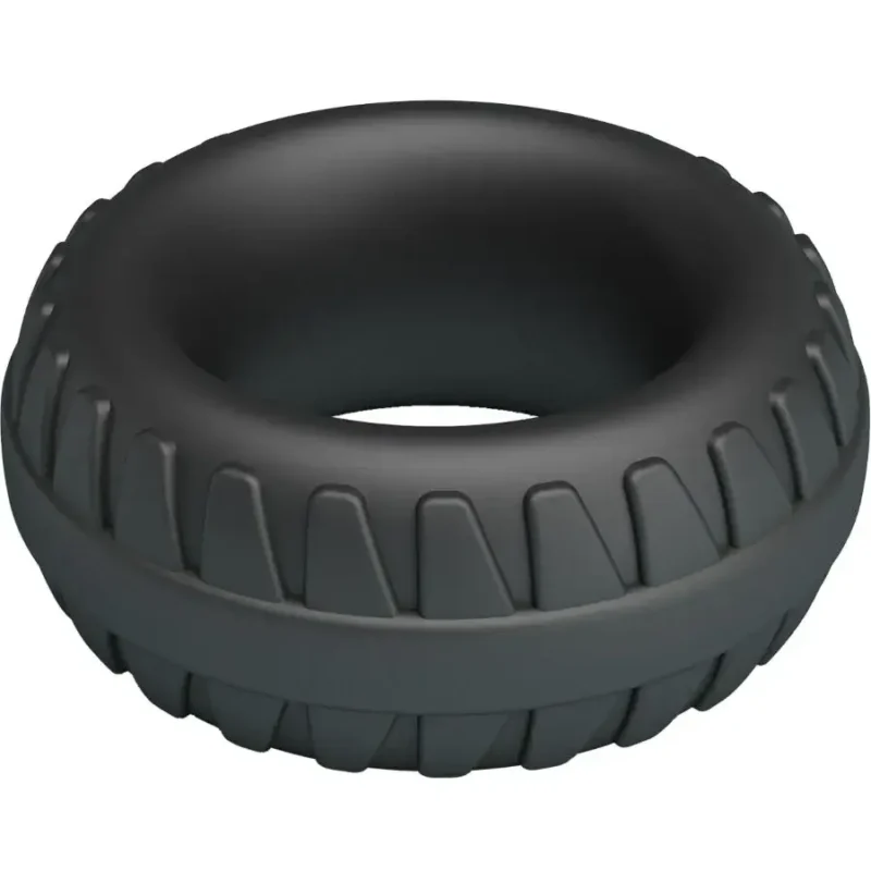 Anello per pene in silicone nero ‘Dilson’ CRAZY BULL